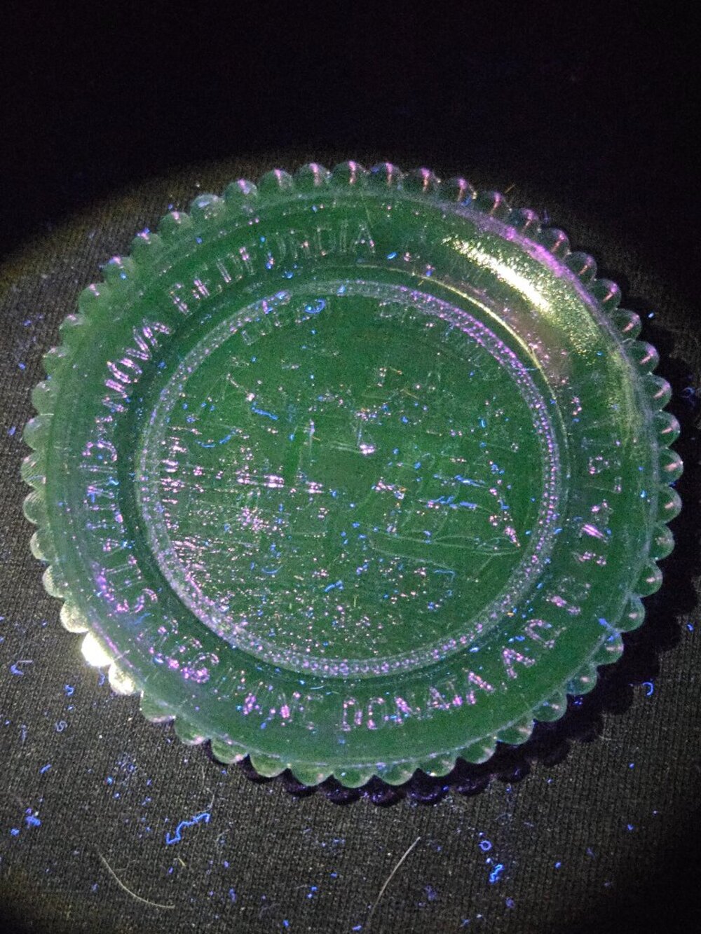 Amethyst Cup Plate